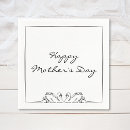 Search for mothers day napkins Illustration