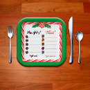 Search for candy cane christmas plates Santa claus