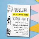 Search for 12th boy birthday invitations Trendy