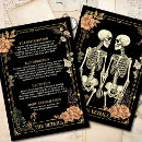 Search for til death do us part invitations Skeleton