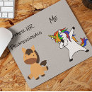 Search for unicorn mousepads Horse