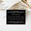 Search for adults only wedding enclosure cards Black and white