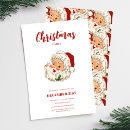 Search for funny retro christmas invitations Watercolor