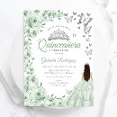 Search for pastel quinceanera invitations Butterflies