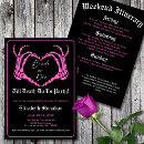 Search for gothic party hens party invitations Halloween bachelorette party