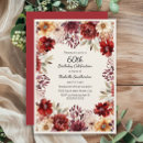 Search for autumn 60th birthday invitations Elegant