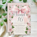 Search for vintage sweet 16 invitations Elegant