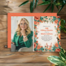 Search for green and orange invitations Elegant