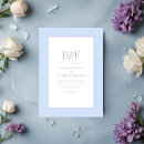 Search for lilac and silver wedding invitations Modern
