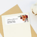 Search for autumn garden return address labels Bridal shower