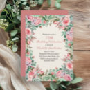 Search for rose 75th birthday invitations Feminine