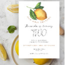 Search for citrus birthday invitations Gender neutral