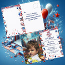 Search for patriotic 1st birthday invitations Fireworks
