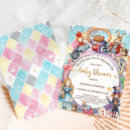Search for mad hatter baby shower invitations Watercolor