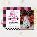 Search for pink race car invitations Girl