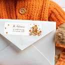 Search for cute pumpkin return address labels Watercolor
