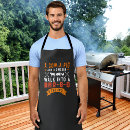 Search for bbq smoker aprons Funny