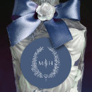 Search for monogrammed wreath stickers Leaf