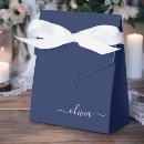 Search for navy blue favour boxes Modern