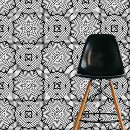 Search for hexagons posters Black and white