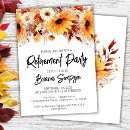 Search for autumn retirement invitations Modern