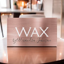 Search for waxing business cards Pink