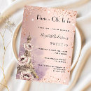 Search for paris sweet 16 invitations Blush