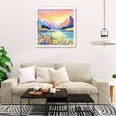 Search for alpine flower posters Sunset