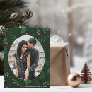 Search for oval christmas cards Greenery