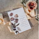 Search for burgundy blush floral wedding invitations Dusty rose