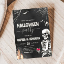 Search for adult halloween invitations Gothic skull party