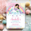 Search for whimsical unicorn party invitations For kids