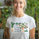 Search for pot plant tshirts Watercolor potted plants