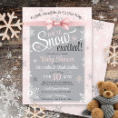 Search for snow baby girl shower invitations Pink