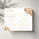 Search for antique bridal shower recipe cards Vintage