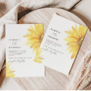 Search for sunflower wedding invitations Elegant