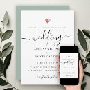 Search for simple classic wedding invitations Calligraphy