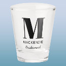 Search for bridesmaid shot glasses Modern