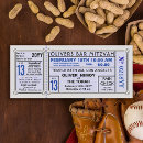 Search for baseball bar bat mitzvah invitations Ticket