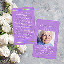 Search for lavender funeral cards Remembrance
