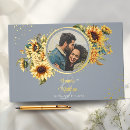 Search for sunflower guest books Elegant