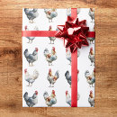 Search for chicken christmas wrapping paper Rooster