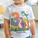 Search for 3rd birthday baby shirts Dinosaur