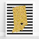 Search for black and white stripes posters Gold glitter