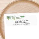 Search for green leaf return address labels Botanical