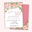 Search for 55th birthday invitations Watercolor