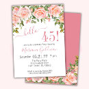 Search for 45th birthday invitations Watercolor