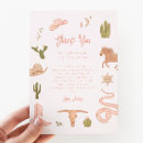 Search for cowgirl thank you cards Western