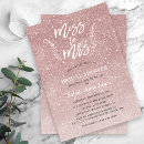Search for rose gold bridal shower invitations Bride to be