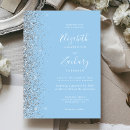 Search for baby blue wedding invitations Elegant